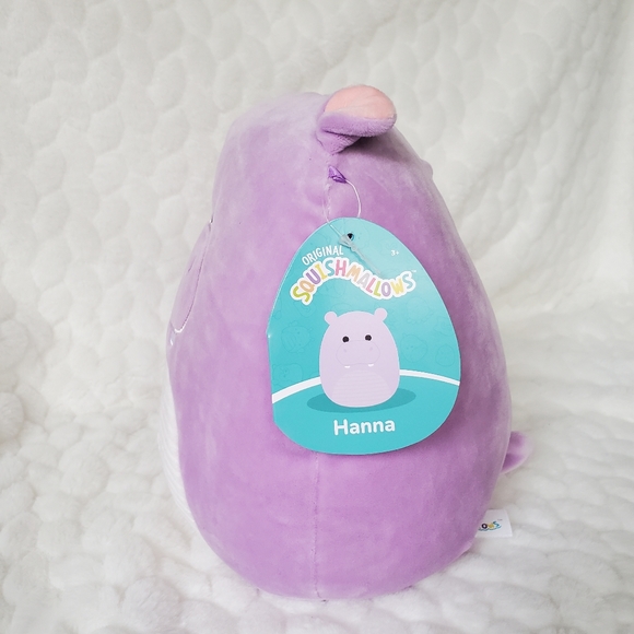 BNWT Hanna the Hippo Purple Squishmallows 8 Inch - Picture 2 of 7